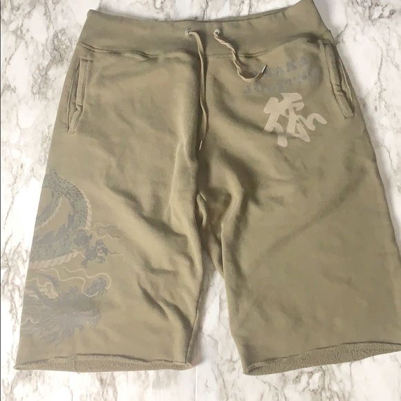 Lucky Brand Other - Lucky Brand Osaka Dragon Print Sweat-shorts Large